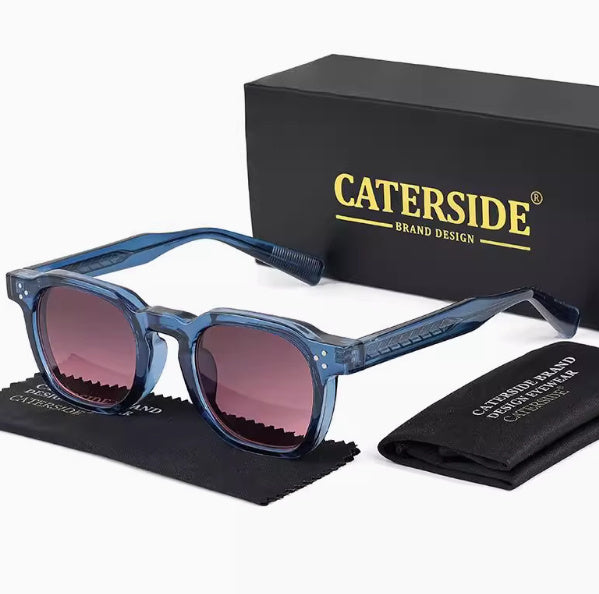 Punk Men Sunglasses Small Frame Square Perso