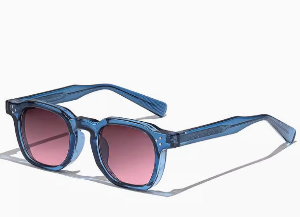 Punk Men Sunglasses Small Frame Square Perso