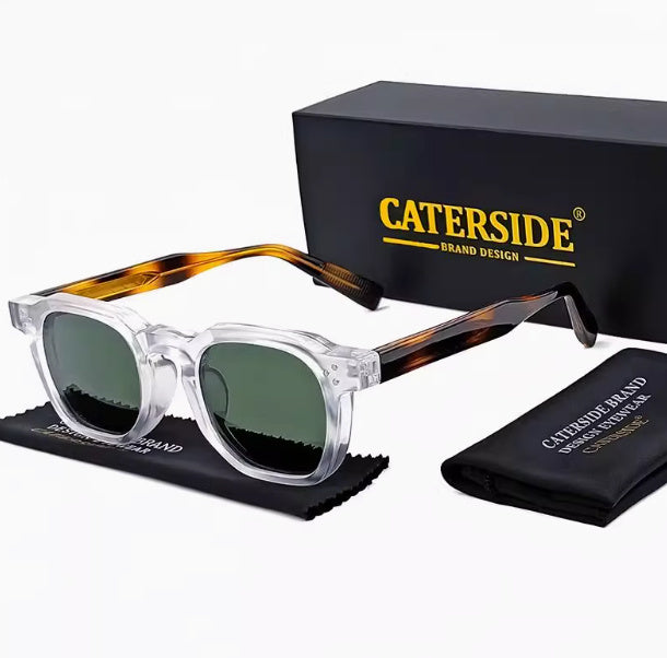 Punk Men Sunglasses Small Frame Square Perso