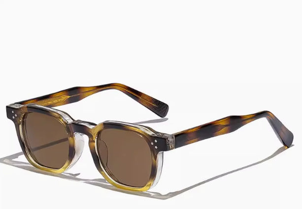 Punk Men Sunglasses Small Frame Square Perso