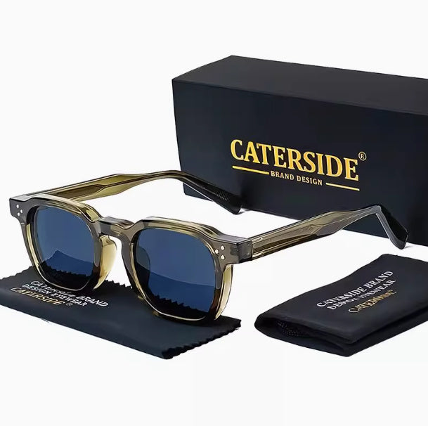 Punk Men Sunglasses Small Frame Square Perso