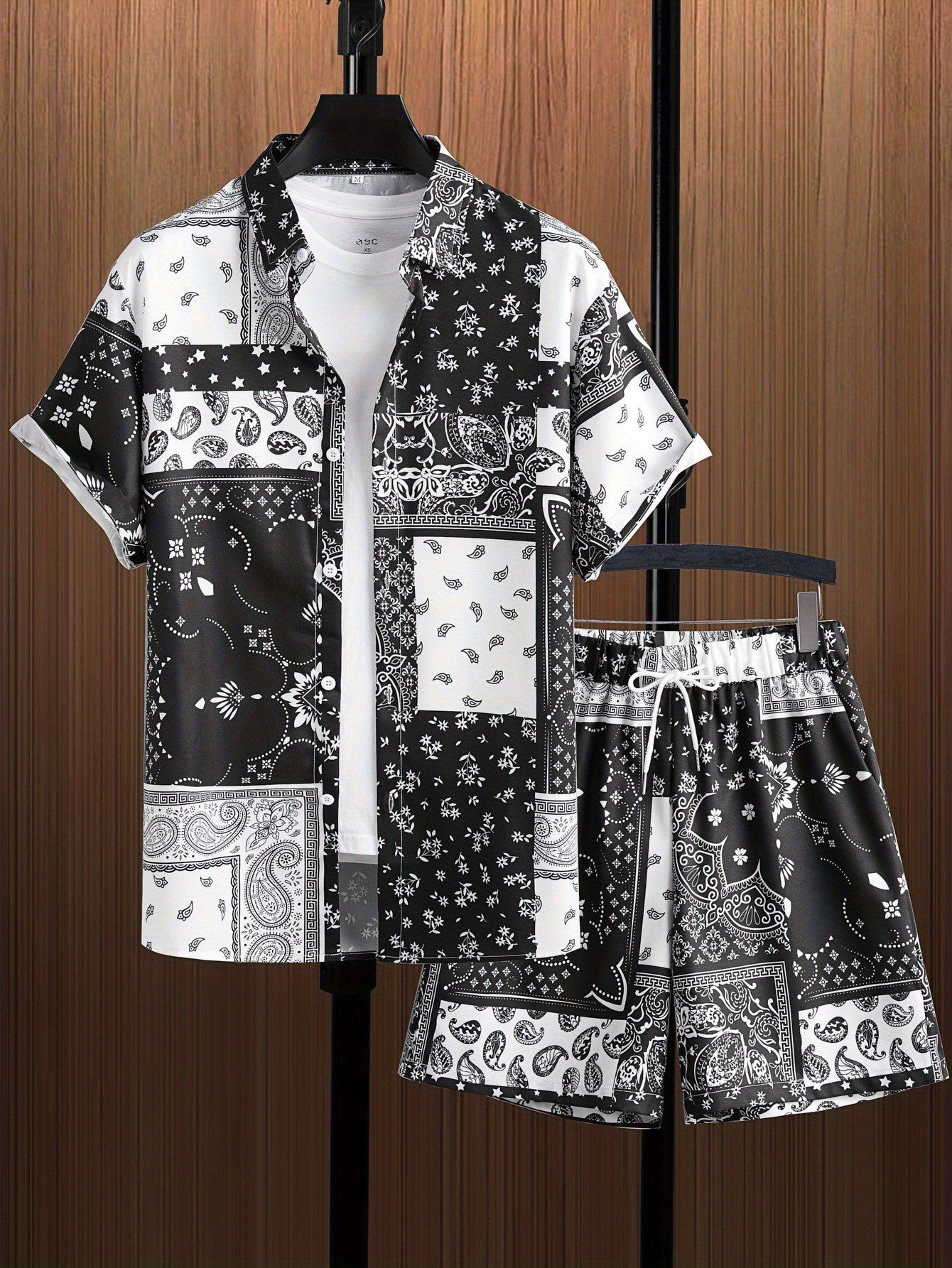 Summer Men's Hawaiian Shirt Seaside Beach Vacation Style
