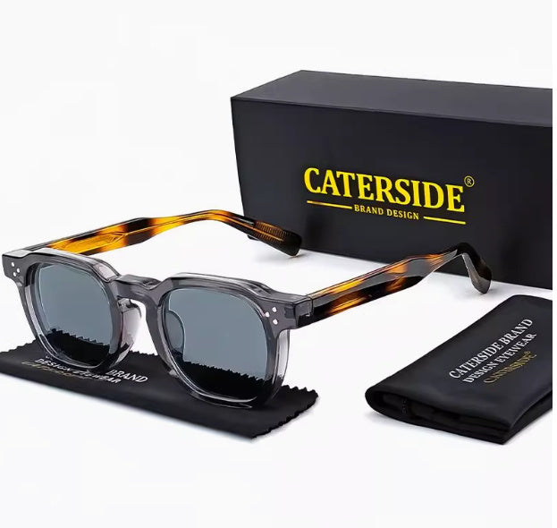 Punk Men Sunglasses Small Frame Square Perso